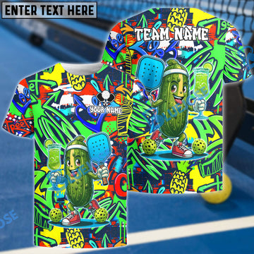 BlueJose Pickleball Big Dill Funny Player Gift Customized Name, Team Name Unisex Shirt