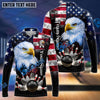 BlueJose Bowling American Eagle Customized Name, Team Name 3D Shirt