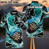 BlueJose Darts Thunder Wind Aura Personalized Name, Team Name Shirt (4 Colors)