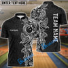 BlueJose Maori Bowling Premium Multicolor Customized Name 3D Shirt (6 Colors)