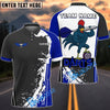 BlueJose Darts Strong Rooster Personalized Name, Team Name Shirt (4 Colors)