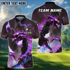 BlueJose Thunder Dragon Golf Polo Shirt, Customized Name & Team Name 3D Shirts (4 Colors)