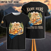 BlueJose Sloth Camping We Will Get There When We Get There Personalized Name Shirts