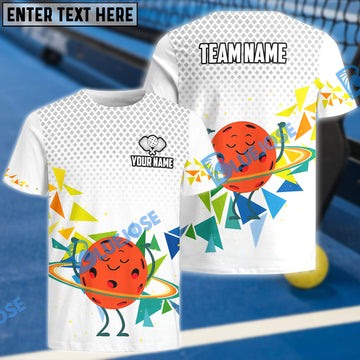 BlueJose Pickleball Funny Customized Name, Team Name 3D Shirt