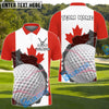 BlueJose Golf Flag Customized Name, Team Name 3D Shirts (4 Colors)