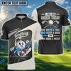BlueJose I Was One Under Today Funny Golf Polo Shirt, Custom Name Golf 3D Shirts
