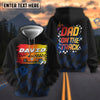 BlueJose Fastest Dad On The Track Custom Photo Racing Car T-Shirt