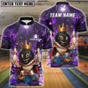 BlueJose Bowling And Pins King Champion Style Customized Name, Team Name 3D Shirt (4 Colors)