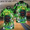 BlueJose Bowling And Pins 420 King Smoking Ball Customized Name, Team Name 3D Shirt (4 Colors)