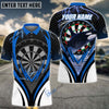 BlueJose Bullseye Dartboard Personalized Name, Team Name Shirt