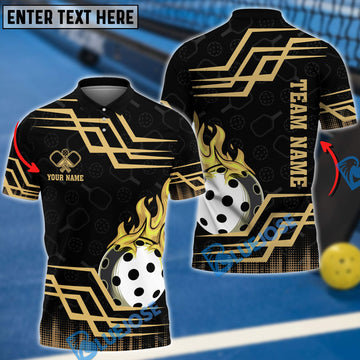 BlueJose Pickleball Royal Personalized Name, Team Name Unisex Shirt