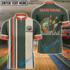BlueJose Bowling And Pins That's Some Bowlshit Customized Name 3D Shirt (4 Colors)