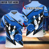 BlueJose Bowling and Pins Strike Cubes Customized Name, Team Name 3D Shirt (4 Colors)