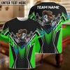 BlueJose Billiards 8 Ball Cowboy Gunny Premium Personalized Name, Team Name Unisex Shirt (4 Colors)