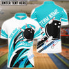 BlueJose Bowling And Pins Dancing Strike Customized Name 3D Shirt (4 Colors)