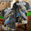 BlueJose Billiards Ball 8 Paint Color Style Personalized Name Shirt (4 Colors)