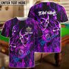 BlueJose Billiards 8 Ball Fusion Skulls Personalized Name, Team Name Unisex Shirt ( 4 Colors )