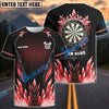 BlueJose Darts Ice Age Personalized Name, Team Name Shirt (4 Colors)