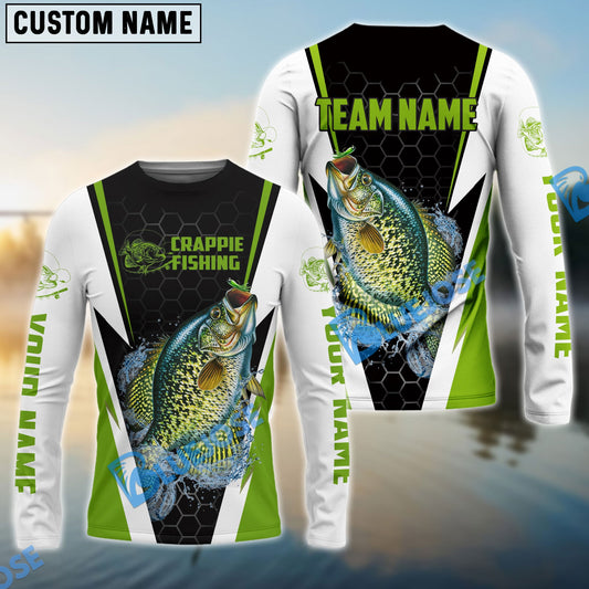BlueJose Crappie Fishing Jerseys Crappie Custom 3D Shirts