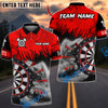 BlueJose Darts Seawave Personalized Name, Team Name Shirt (4 Colors)