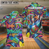 BlueJoses Bowling Graffiti Crew Customized Name, Team Name 3D Shirt