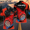 BlueJose Darts Dark Fire Personalized Name, Team Name Shirt ( 5 Colors)