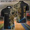 BlueJose Maori Bowling Premium Multicolor Customized Name 3D Shirt (6 Colors)