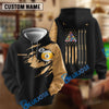 BlueJose Billiards Team Golden 8 Ball & 9 ball Personalized Shirt For Kids