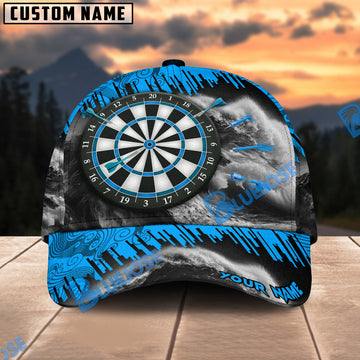 BlueJose Darts Seawave Blue Personalized Name Cap