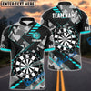 BlueJose Darts Grunge Thunder Personalized Name, Team Name Shirt (4 Colors)