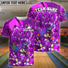 BlueJose Bowling 420 Bear Geometric Customized Name, Team Name 3D Shirt (4 Colors)