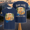 BlueJose Sloth Camping We Will Get There When We Get There Personalized Name Shirts