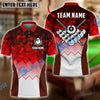 BlueJose Billiards Diamond Pattern Personalized Name, Team Name Unisex Shirt ( 4 Colors )