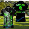 BlueJose I Was One Under Today Funny Skull Golf Shirt Customized Name, Team Name 3D Shirts (4 Colors)