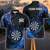 BlueJose Darts Fire Claws Personalized Name, Team Name Shirt (4 Colors)