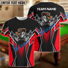 BlueJose Billiards 8 Ball Cowboy Gunny Premium Personalized Name, Team Name Unisex Shirt (4 Colors)