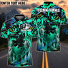 BlueJose Street Bowling Attitude Graffiti Pattern Customized Name, Team Name 3D Shirt (4 Colors)