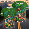 BlueJose Darts 420 Funny Monkey Champion Personalized Name Shirt