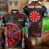 BlueJose Darts Target Scope Personalized Name, Team Name Shirt (4 Colors)