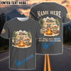 BlueJose Racoon Camping We Will Get There When We Get There Personalized Name Shirts