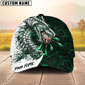 BlueJose Darts Dragon Magma Pattern Personalized Name Cap (4 Colors)