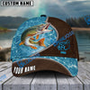 BlueJose Personalized Epic Shudore Fashion Fishing 3D Cap ( Large Mouth Bass, Walleye, Striped Bass, Trout Fish, Catfish, Crappie, Salmon, Pike )