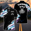 BlueJose Blue And Black Darts Personalized Name, Team Name Shirt