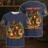 BlueJose Bigfoot Camping Camp More, Worry Less 3D Shirts