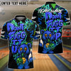 BlueJose Bowling And Pins Bear Scary Teddy Graffiti Style Don't Fugg Customized Name, Team Name 3D Shirt (4 Colors)