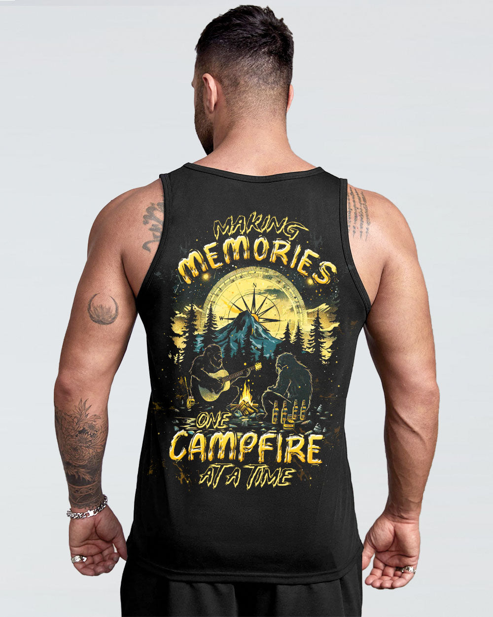 MAKING MEMORIES ONE CAMPFIRE AT A TIME BIGFOOT ALL OVER PRINT - TLTW2111245