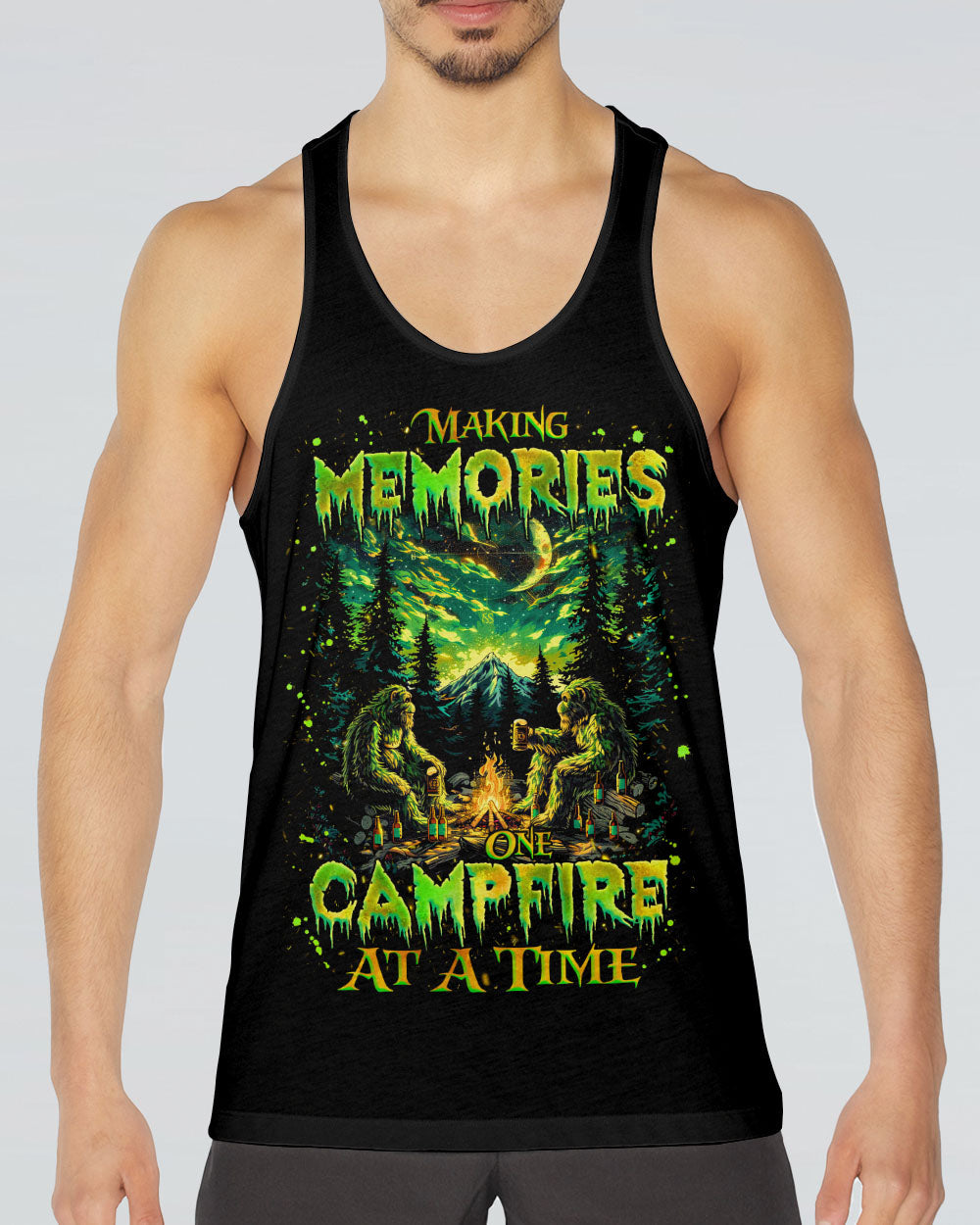 MAKING MEMORIES ONE CAMPFIRE AT A TIME BIGFOOT  ALL OVER PRINT - TLNZ1612241