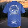 Bluejose Personalized Route 66 100 Years Classic Car Hawaiian Shirt