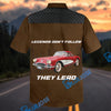 Bluejose Personalized 1958 Chevrolet Corvette C1 Garage Mechanic Hawaiian Shirt