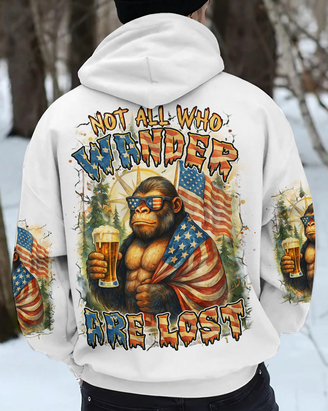 NOT ALL WHO WANDER ARE LOST ALL OVER PRINT - YHHN0606253